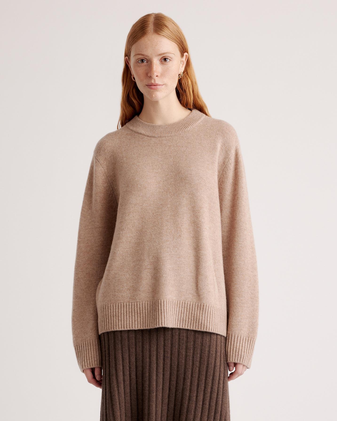 Mongolian Cashmere Oversized Crewneck Sweater product image