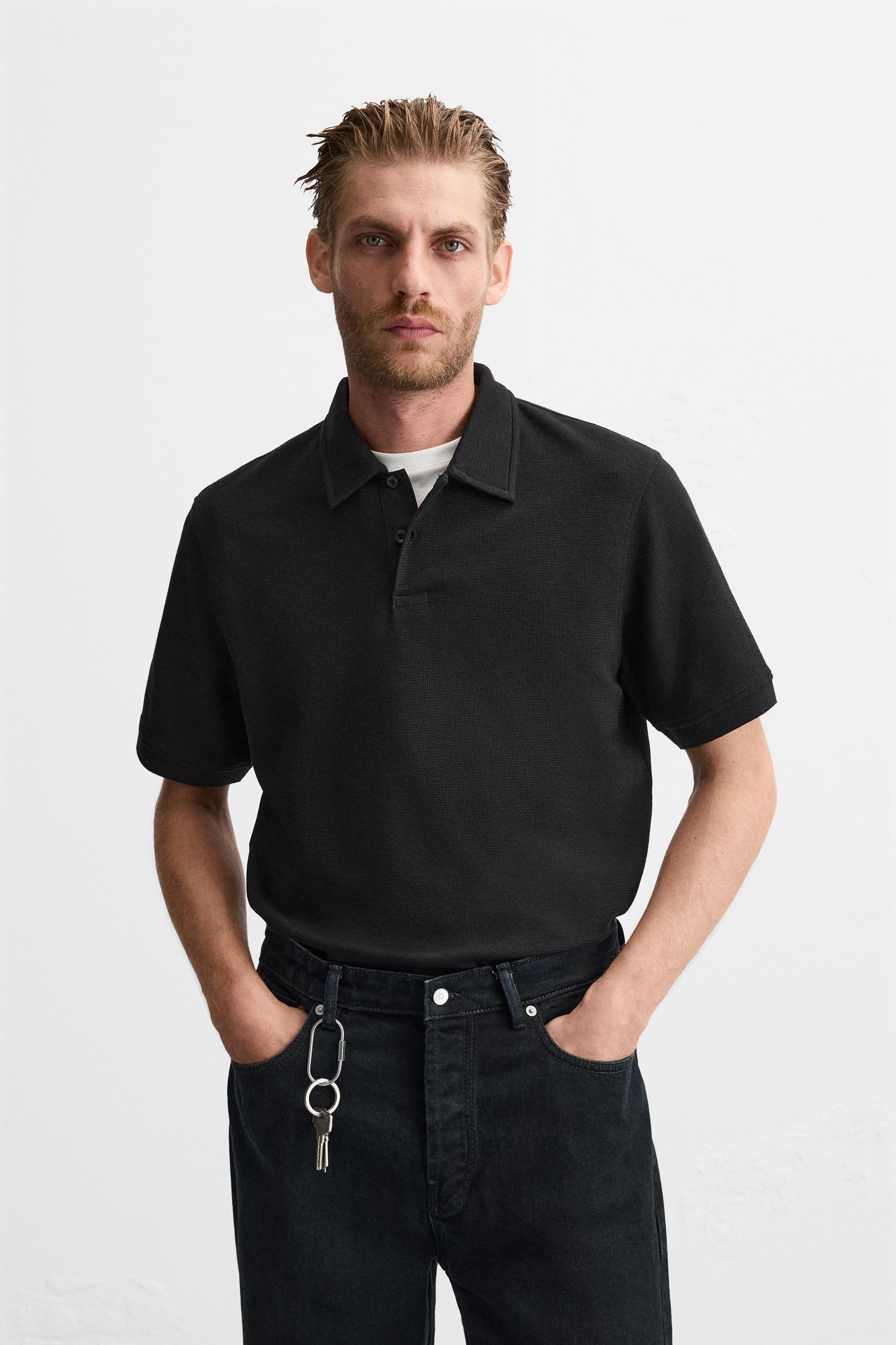 TEXTURED POLO Product Image