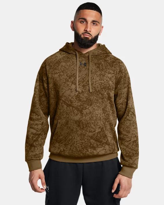 Men's UA Rival Fleece Camo Printed Hoodie Product Image