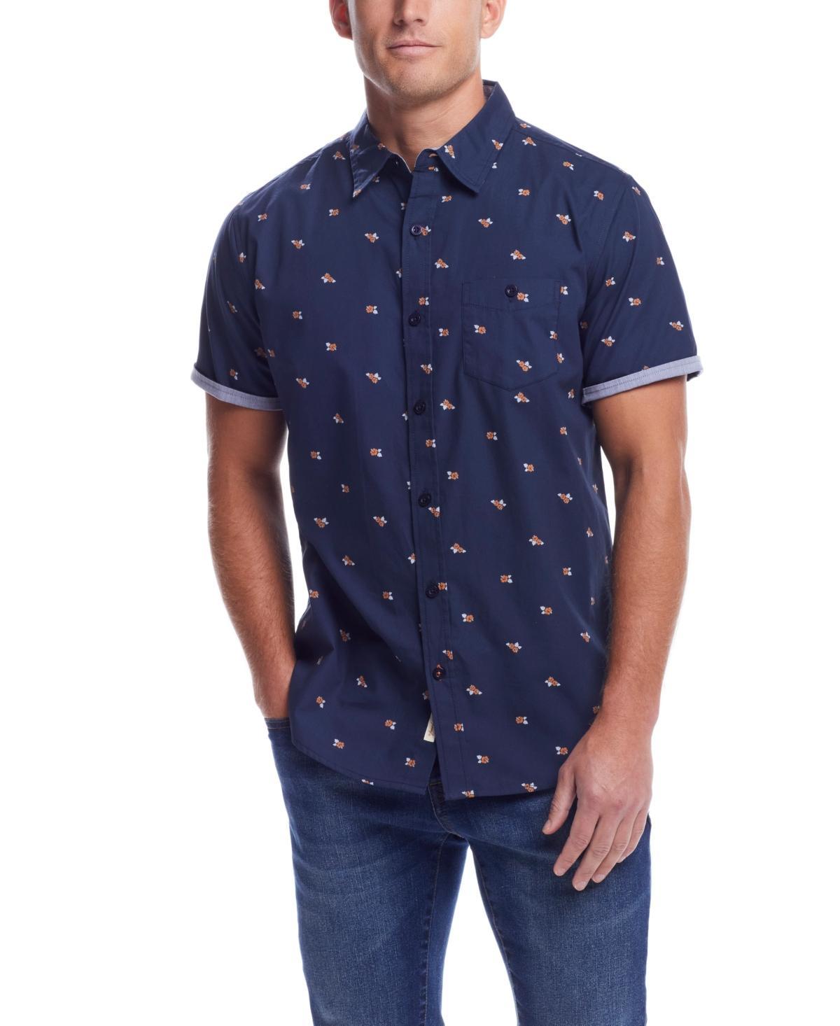 Weatherproof Vintage Mens Short Sleeve Cotton Poplin Shirt Product Image