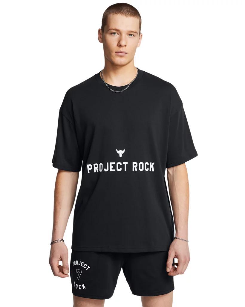 Men's Project Rock Heavyweight Badge Of Honor Short Sleeve Product Image