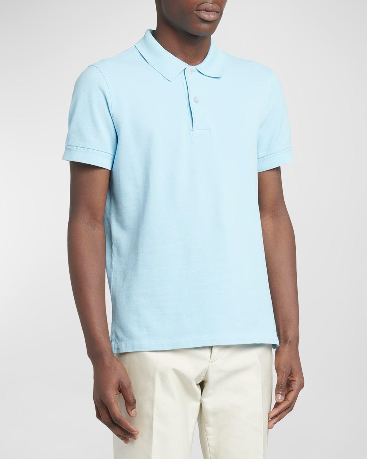 TOM FORD Short Sleeve Cotton Piqu Polo Product Image