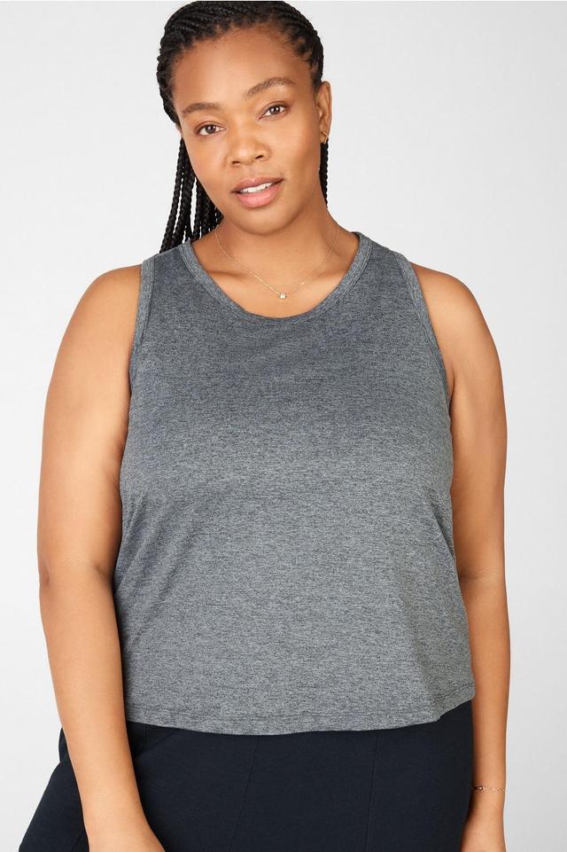 Fabletics Blake Tank Womens Grey Heather Size XXL Product Image