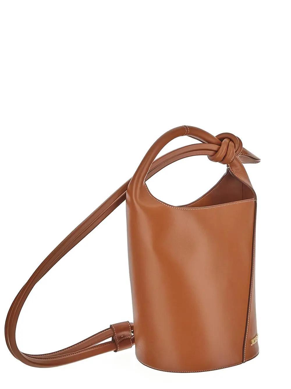 JACQUEMUS Le Petit Tourni Bag In Brown Product Image