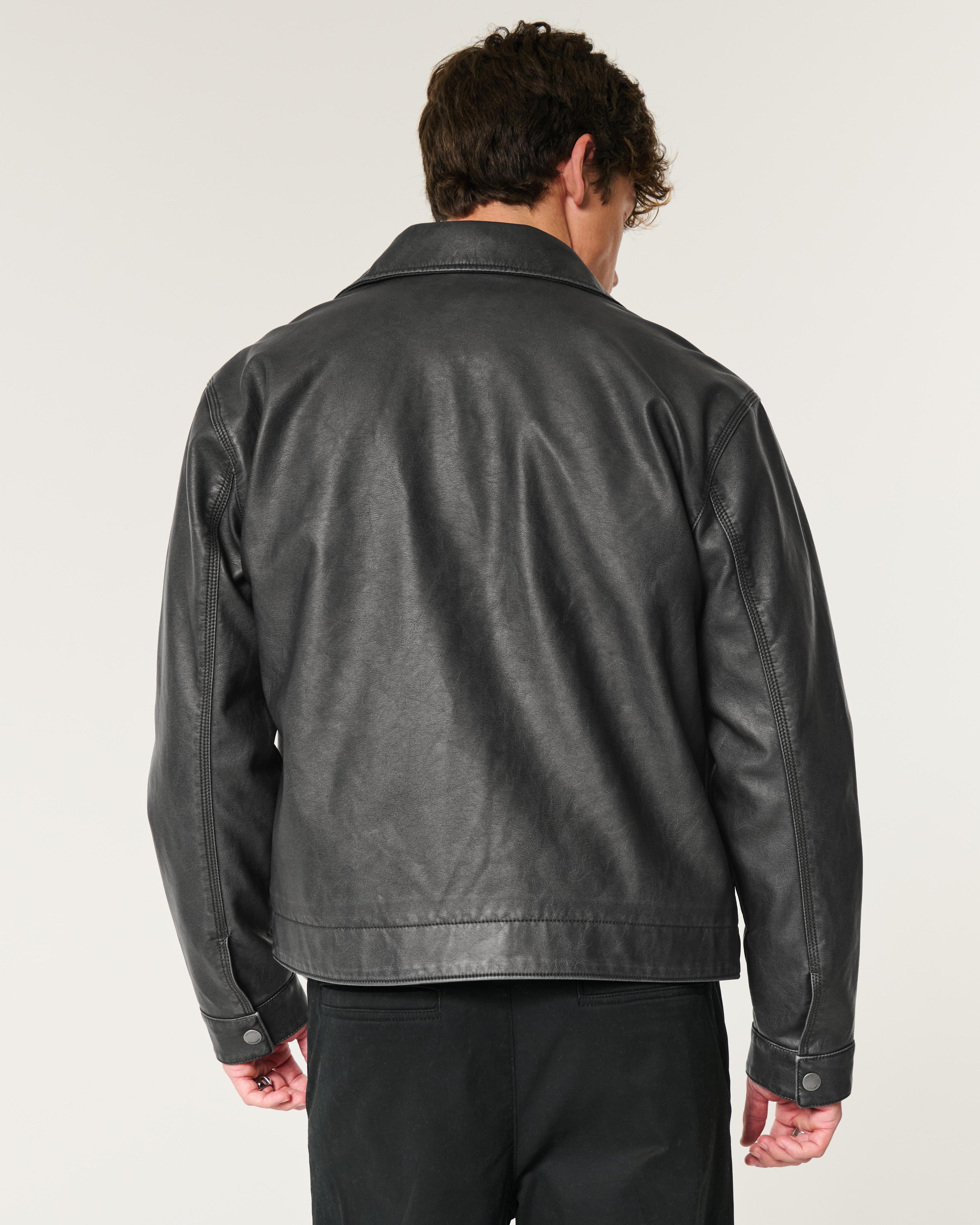 Vegan Leather Jacket Product Image