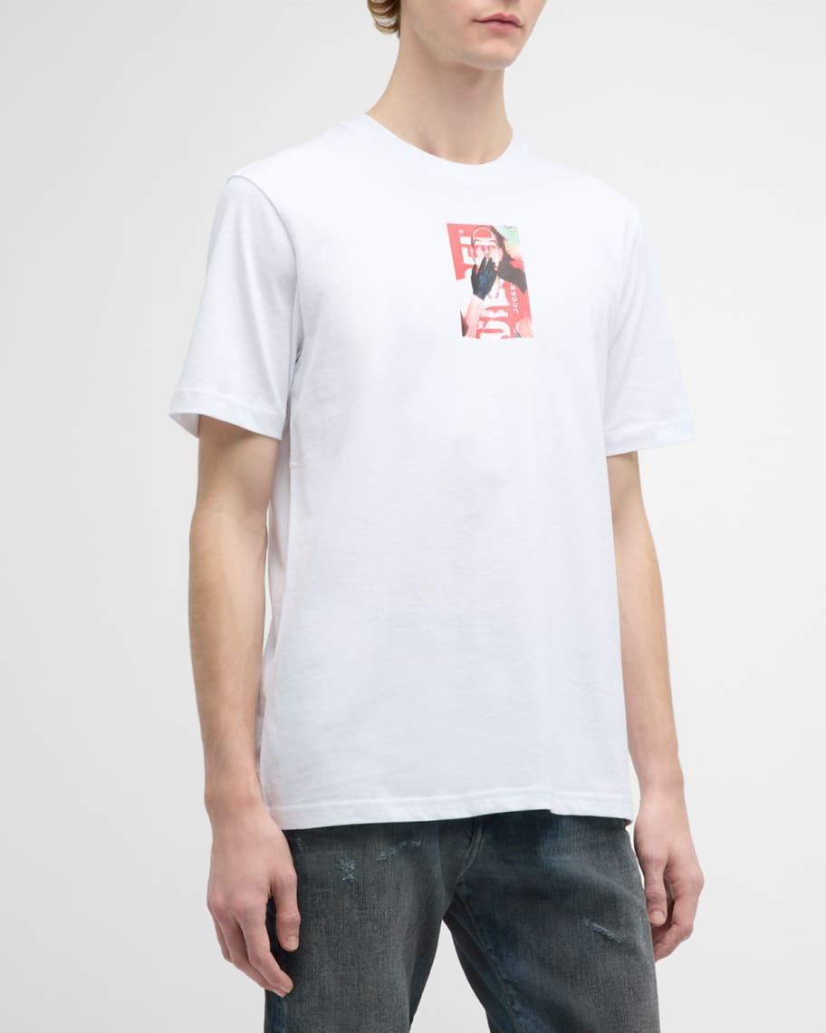 Mens T-Just -N11 Distorted Graphic T-Shirt Product Image