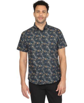 Men's Lily Print Short Sleeve Shirt Product Image