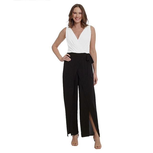 Womens London Times Wrap Jumpsuit Product Image