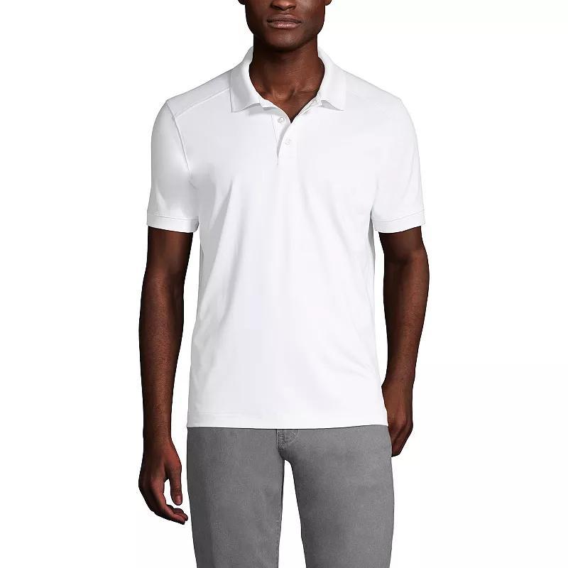 Mens Lands End Short Sleeve Rapid-Dry Active Polo Shirt Product Image