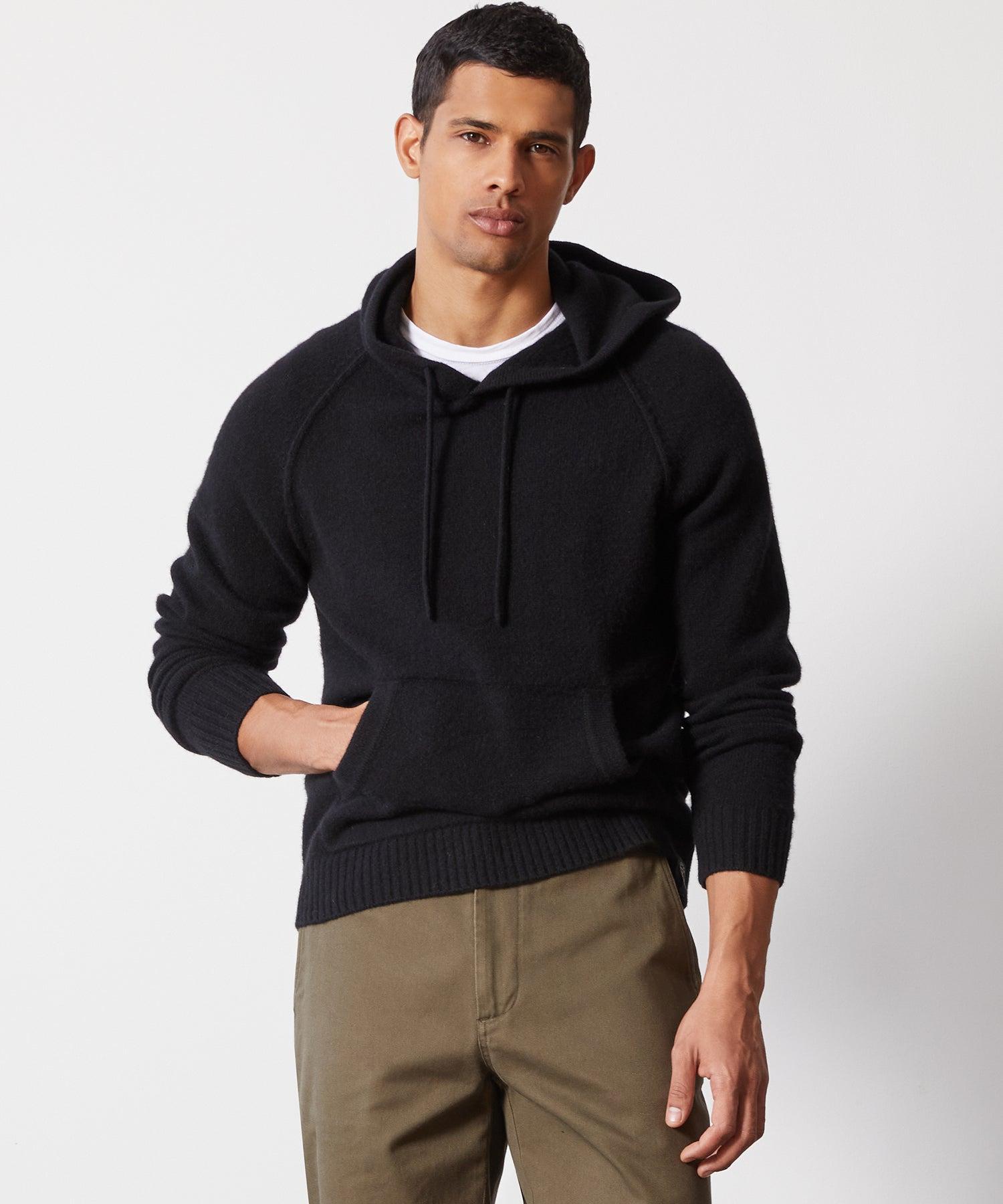 Nomad Cashmere Hoodie in Black Product Image