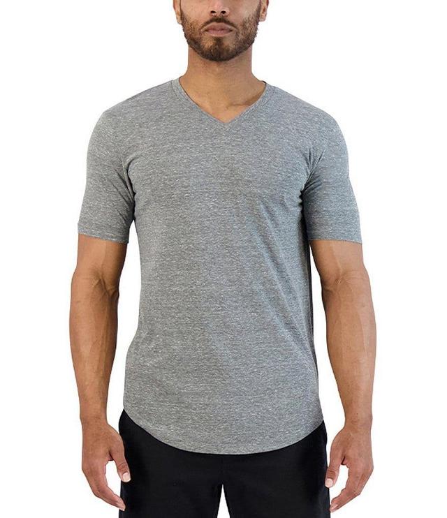 Goodlife Tri-Blend Scallop Short-Sleeve V-Neck T-Shirt Product Image