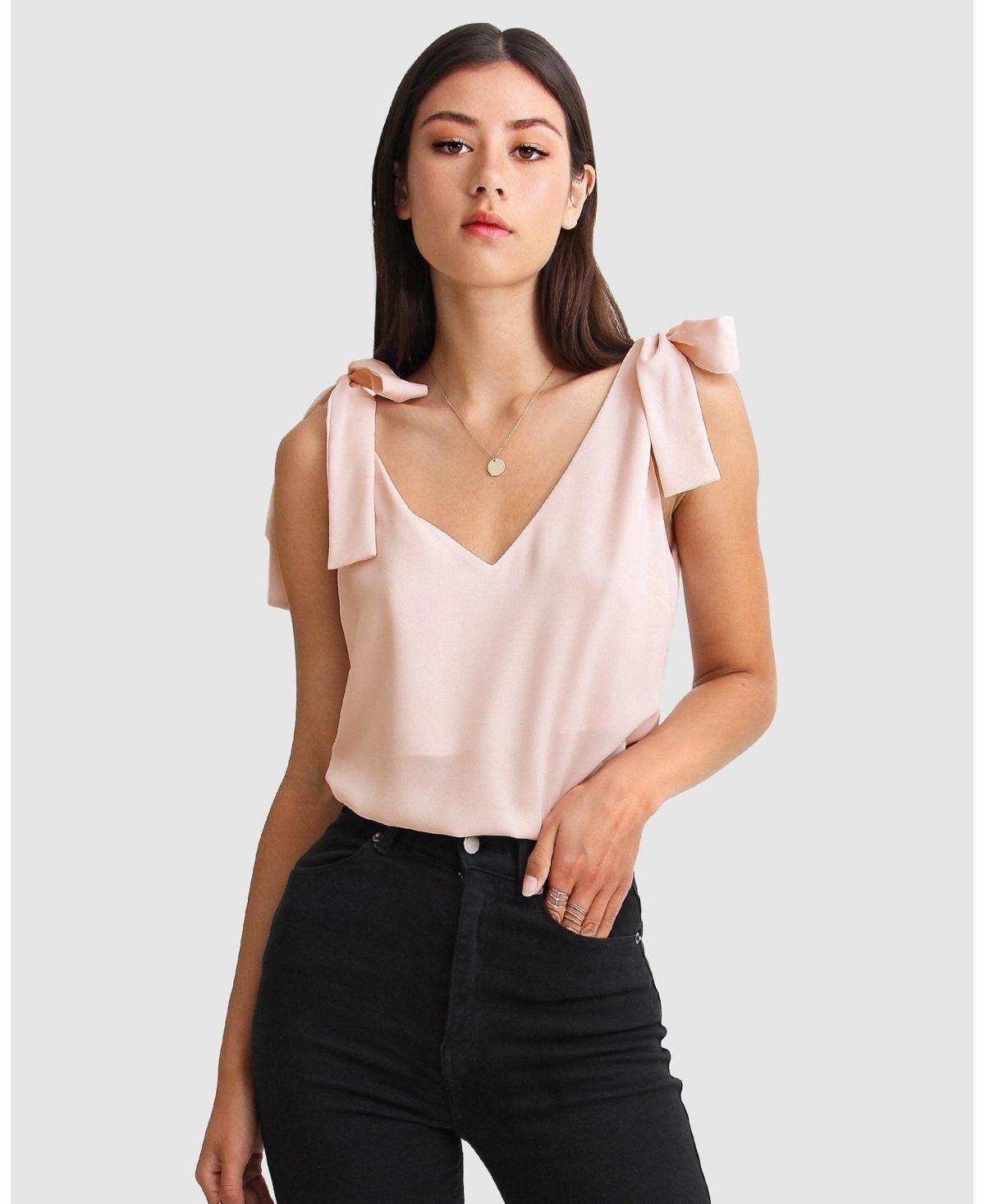 Women Belle & Bloom Feel For You V Neck Top Product Image