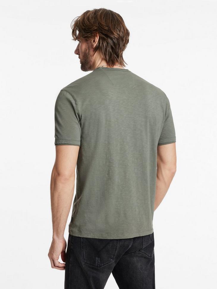 John Varvatos Miles Slub V-Neck T-shirt Male Product Image