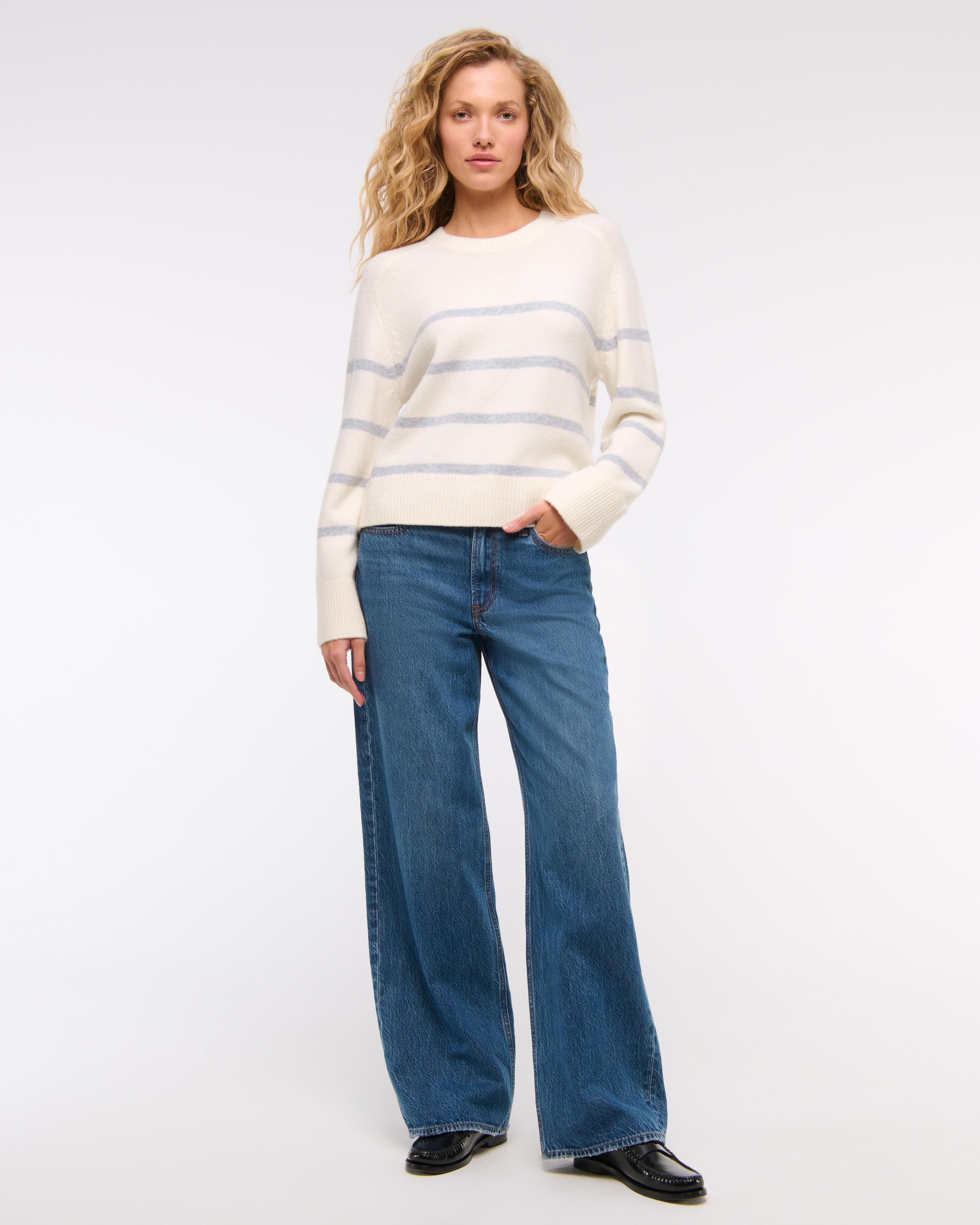 The A&F Madeline Crew Sweater Product Image