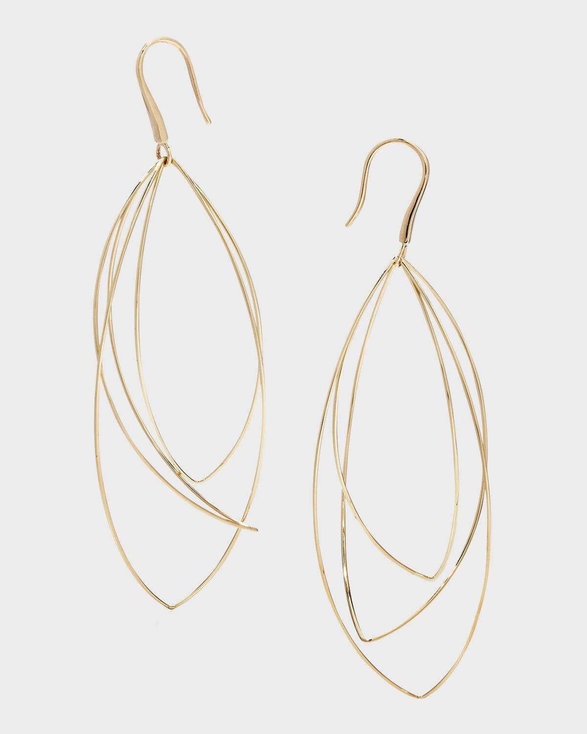 Lana Marquise Wire Drop Earrings Product Image