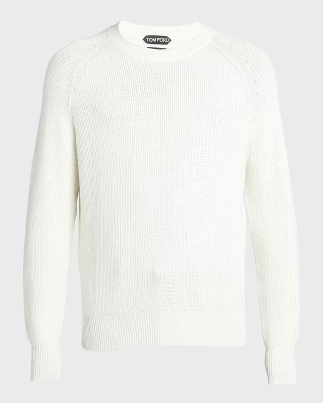 Men's Wool-Silk Crewneck Sweater Product Image