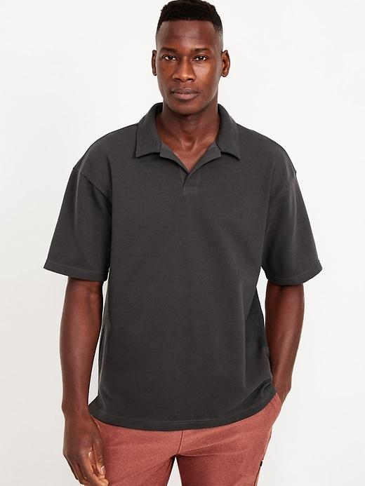 Loose Fit Heavyweight Twill Polo Product Image