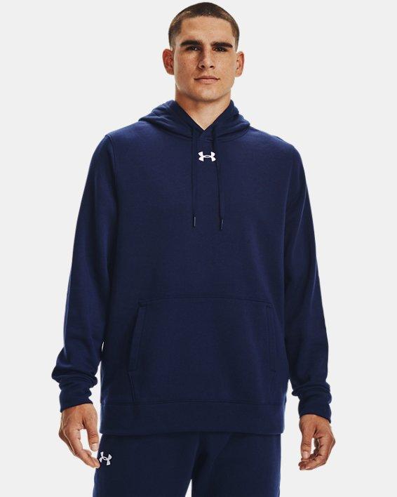 Men's UA Hustle Fleece Hoodie Product Image