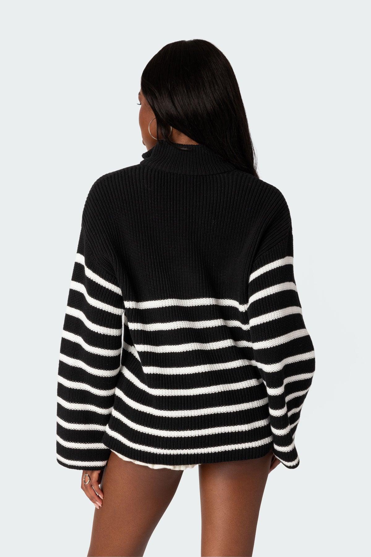 Oversized Quarter Zip Sweater Product Image