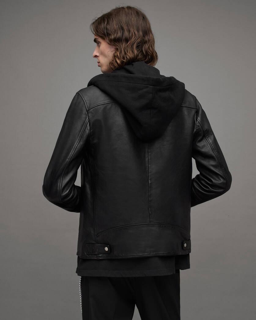 Harwood Leather Biker Jacket Product Image