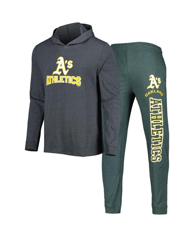 Mens Concepts Sport Green Oakland Athletics Meter Hoodie and Joggers Set - Green Product Image