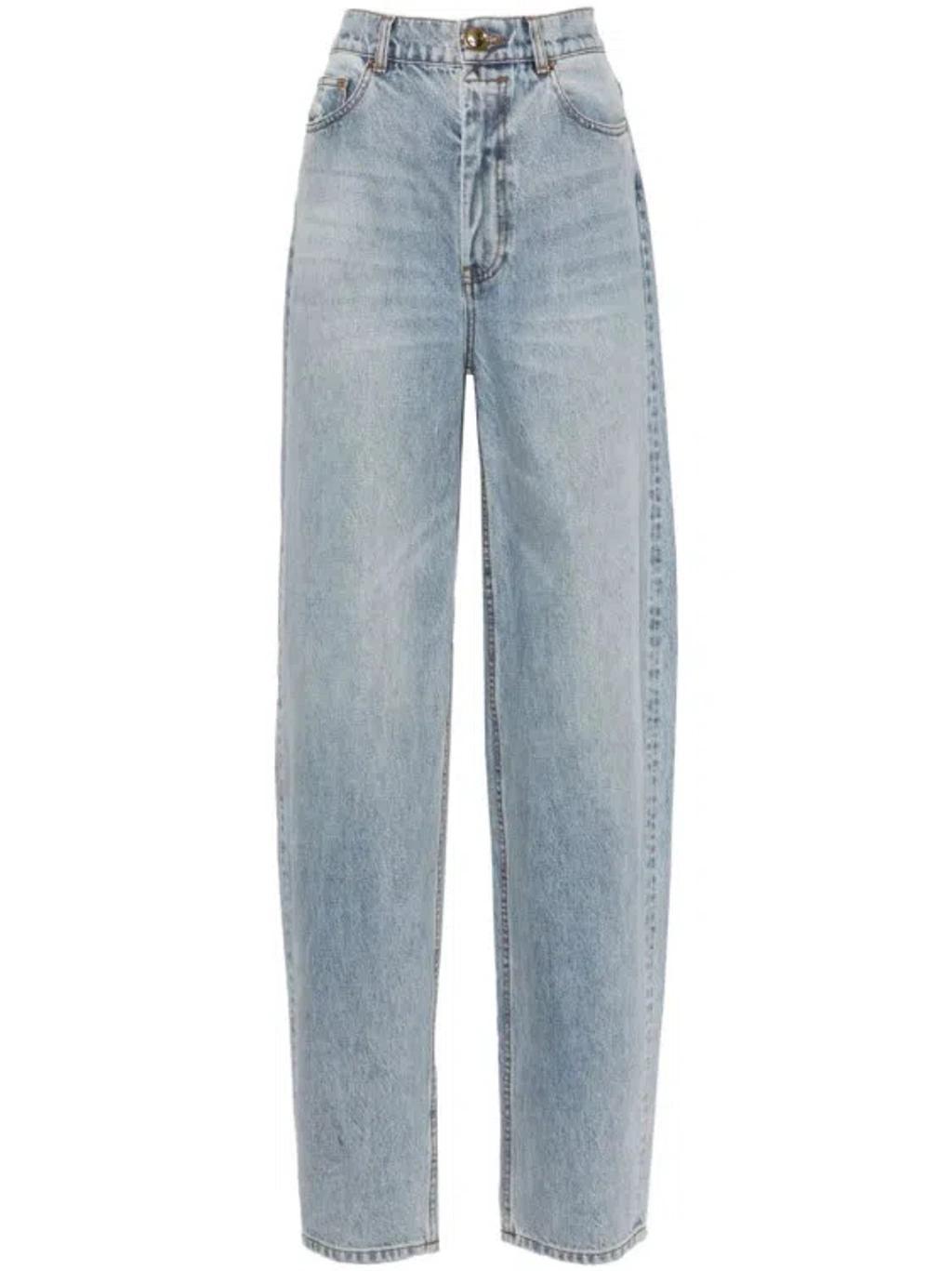 Natura Wide-leg Jeans In Blue Product Image