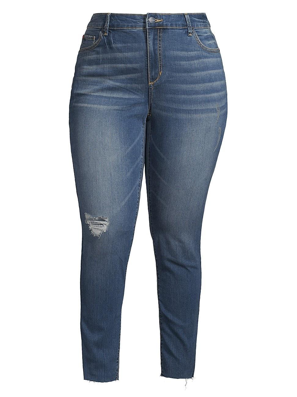 Womens High-Rise Skinny Jeans product image