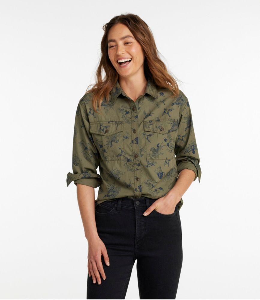 
                            Women's Signature Soft Poplin Shirt, Novelty
                         Product Image