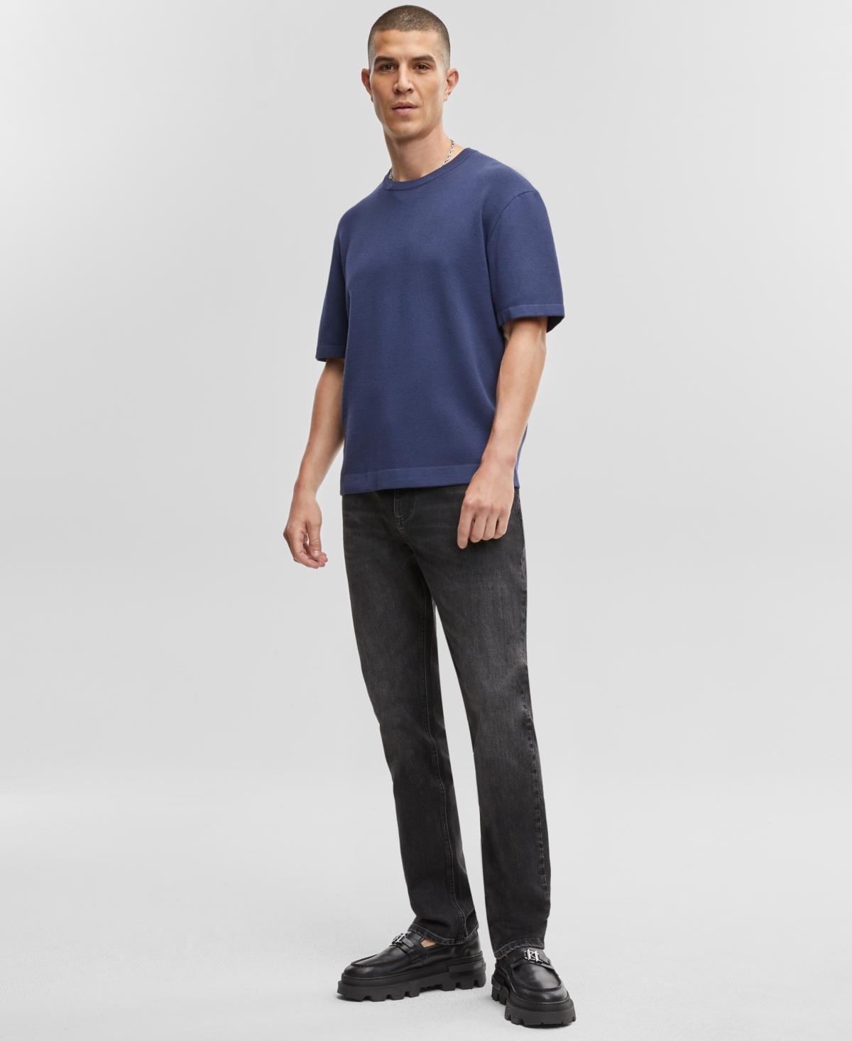 Mode of One Mens Relaxed-Fit Short-Sleeve Crewneck Sweater, Created for Macys Product Image