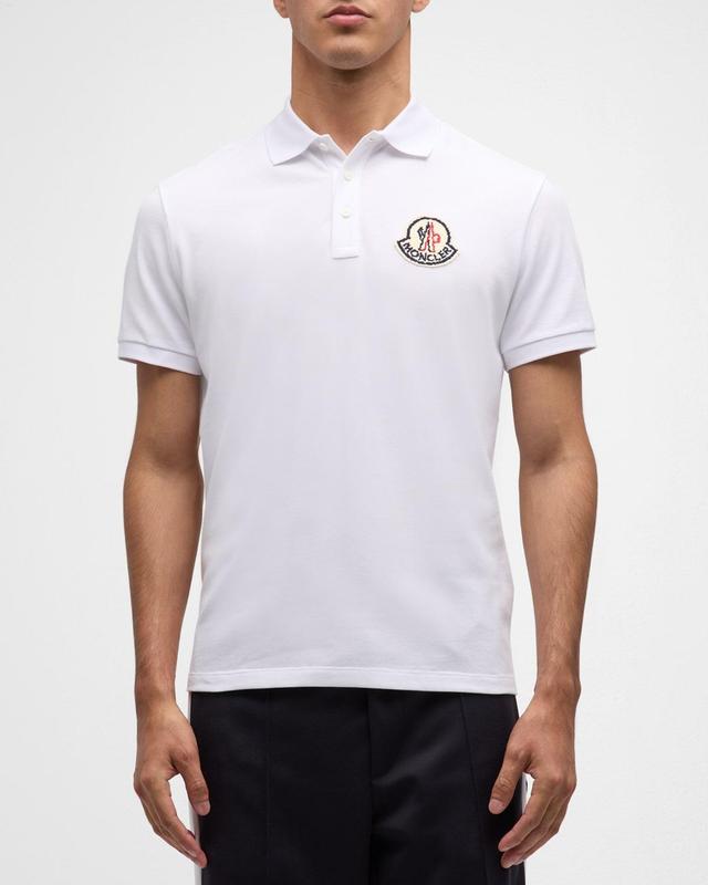 Mens Large Logo Polo Shirt Product Image