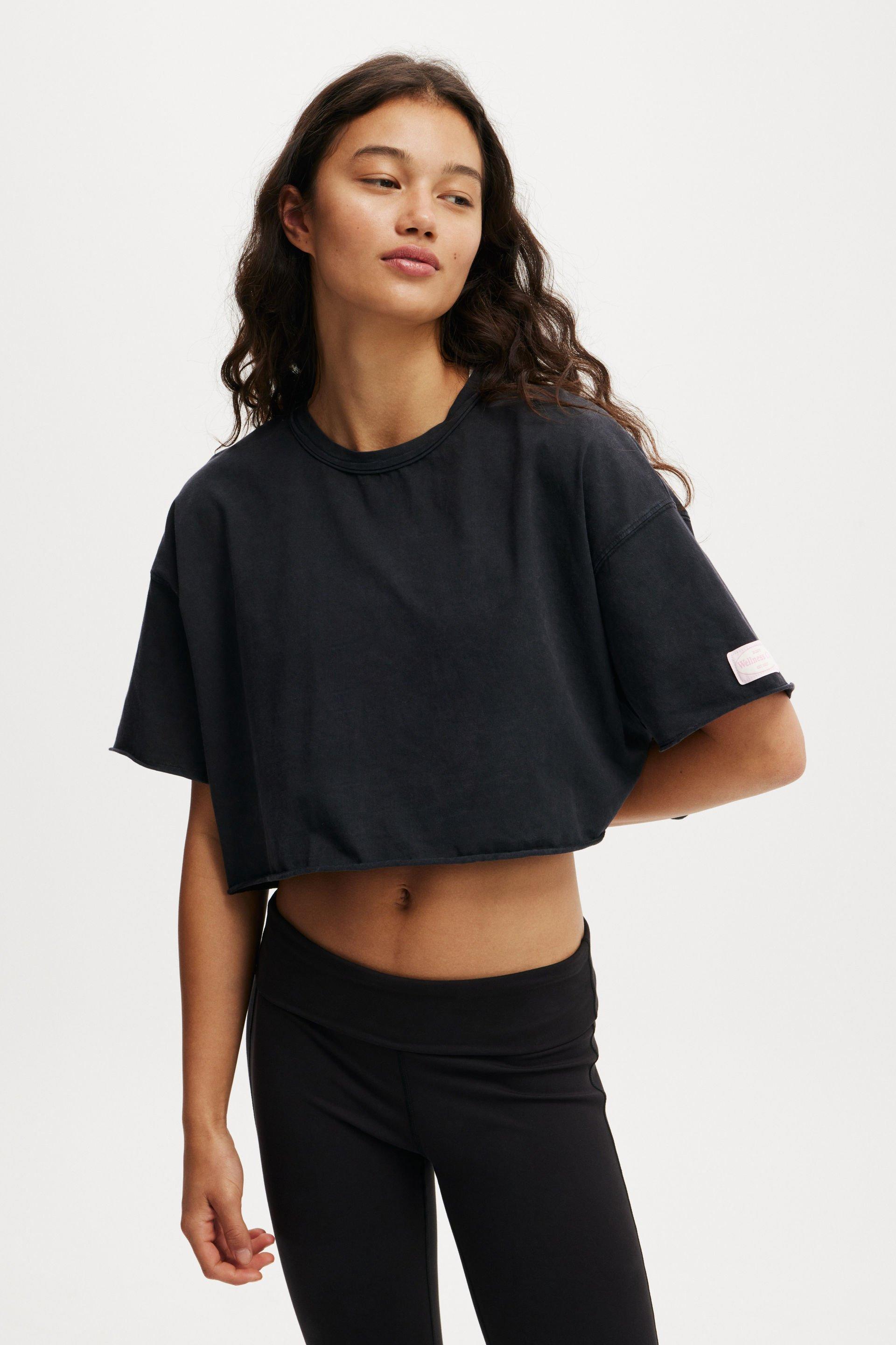 Active Relaxed Cropped Tshirt Product Image