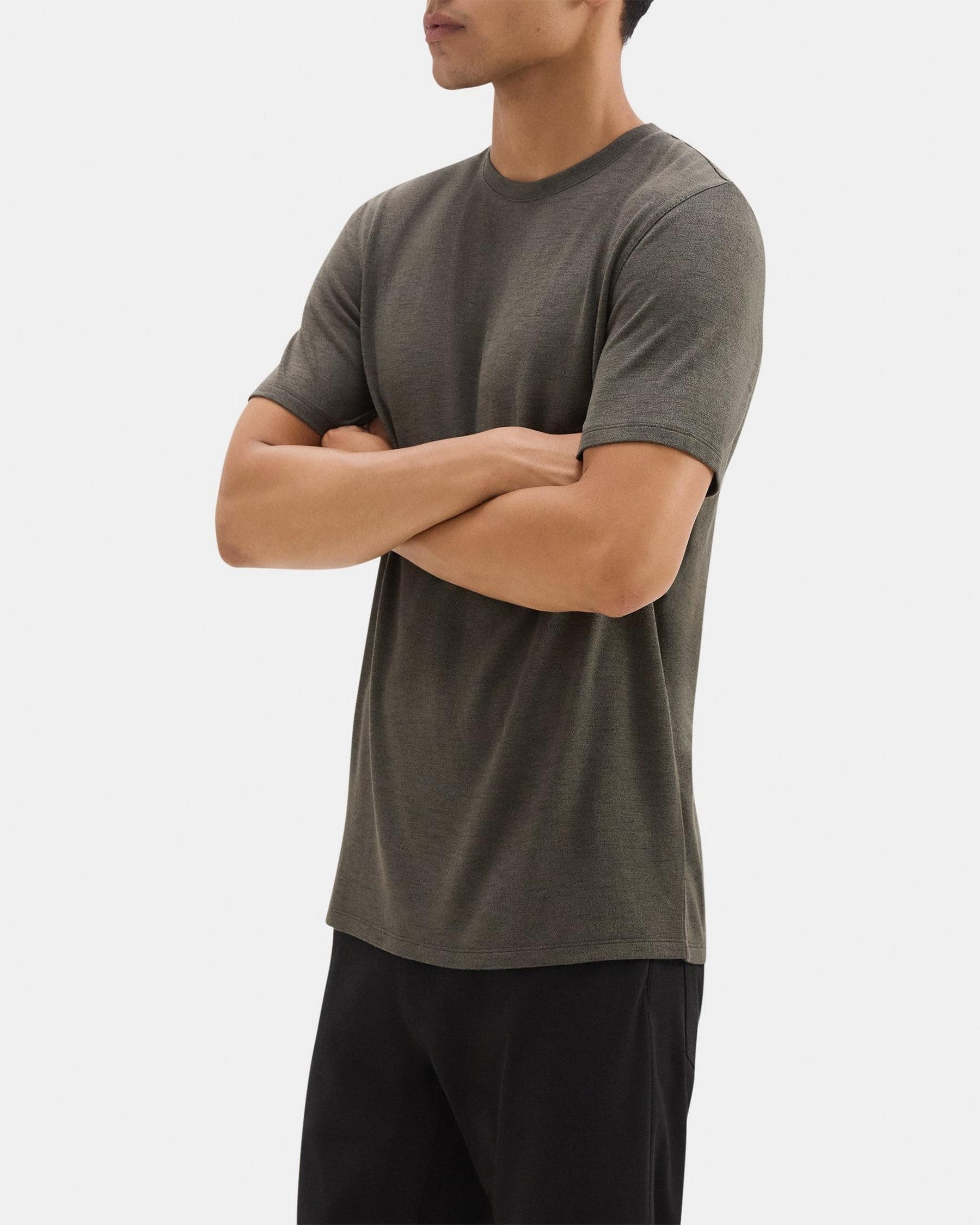 Short-Sleeve Crewneck Tee in Modal Jersey Product Image