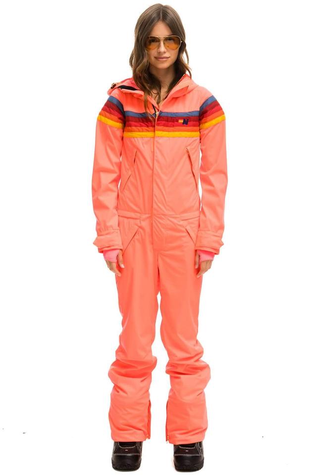 WOMEN'S 3 LAYER POWDER SUIT - NEON FLAMINGO Female Product Image