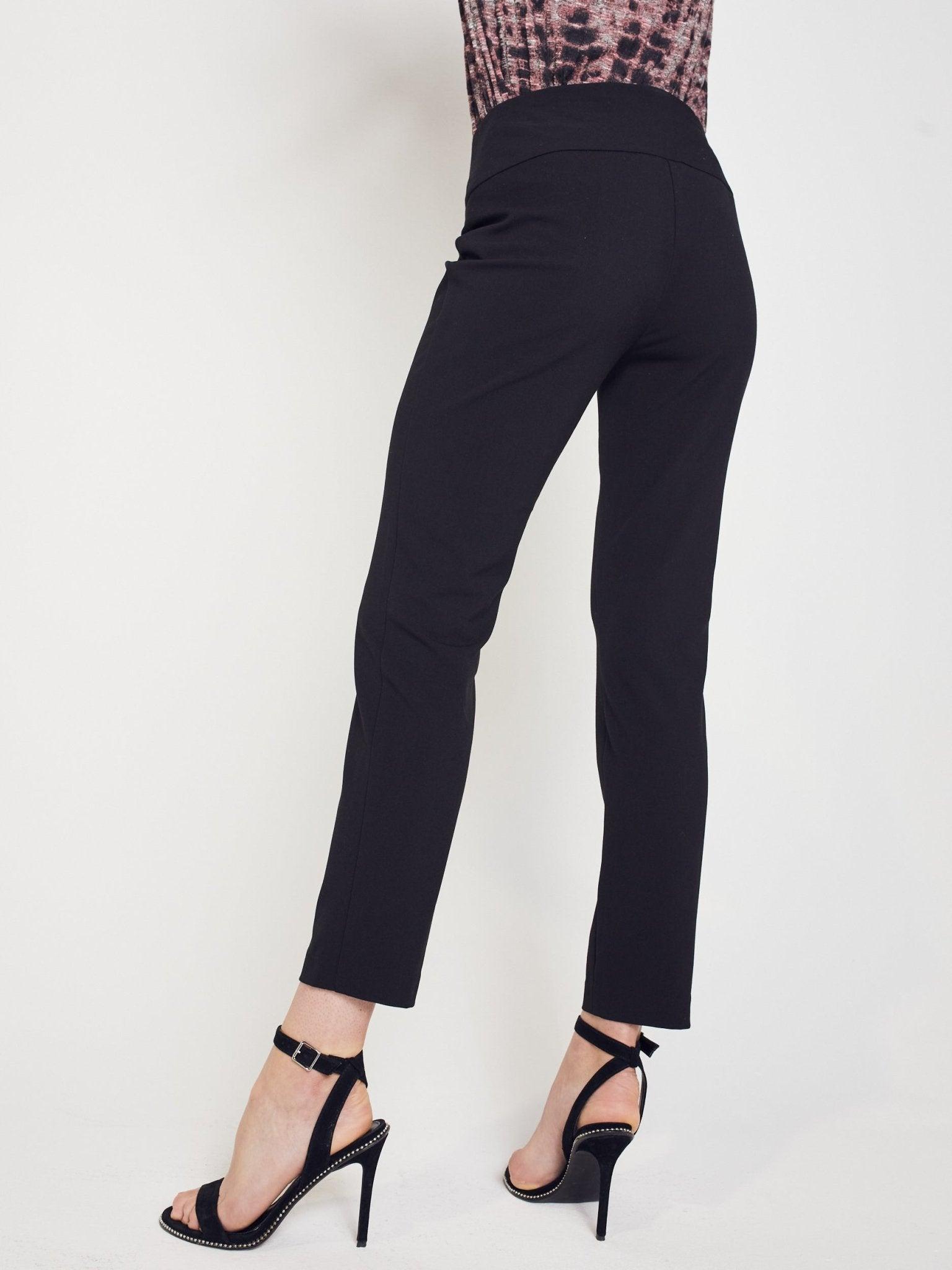 Roz & Ali Secret Agent Pants with Slim Leg & Wide Waistband - Petite Product Image