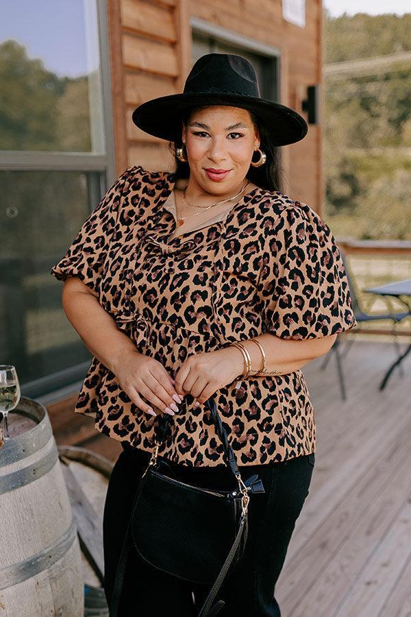 Leopard Love Shift Top Curves Product Image