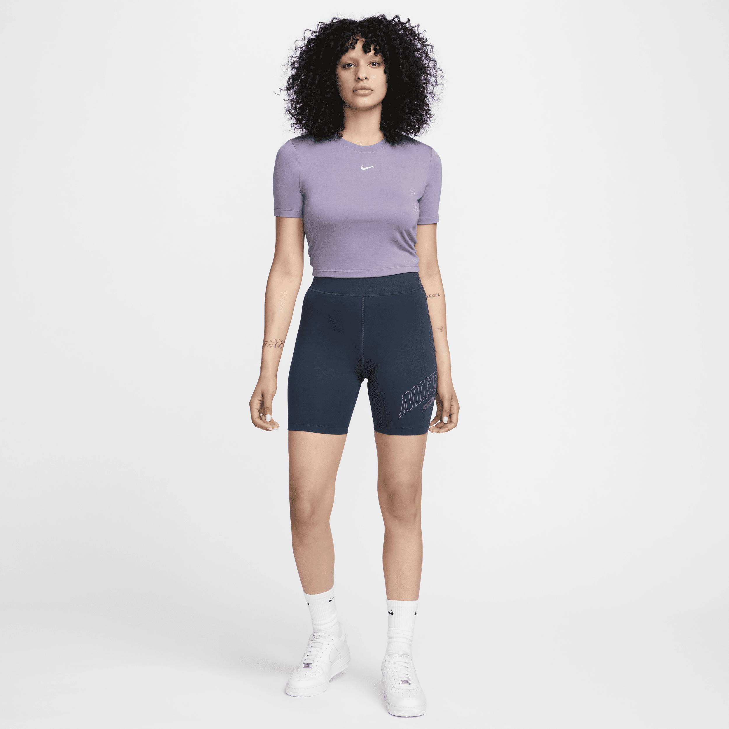 Women's Nike Sportswear Classic High-Waisted 8" Biker Shorts Product Image