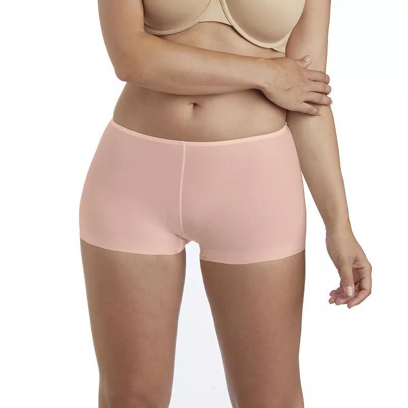 Womens Naomi and Nicole Panties No Show, No Lines Boyshort Panty A216 Veiled Pink Product Image