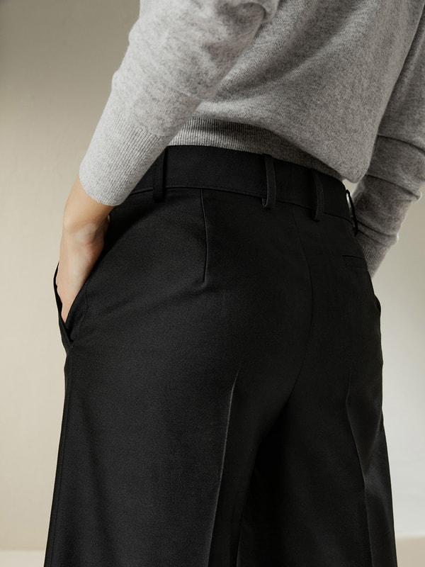 Wide leg Wool Trousers Product Image