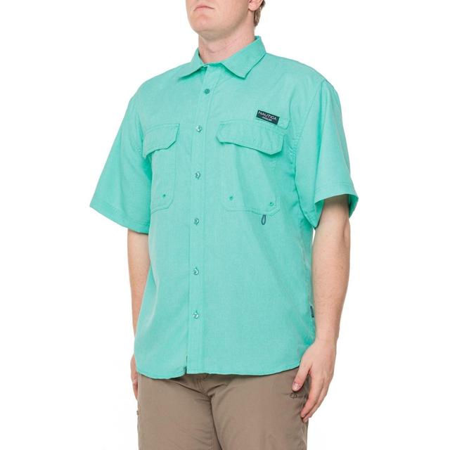 NAUTICA ANGLER Biscayne Woven Fishing Shirt - UPF 50+, Short Sleeve Product Image