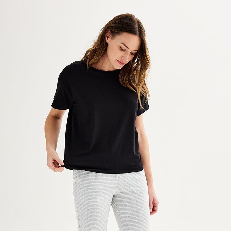 Womens Sonoma Goods For Life Cotton Modal Sleep Tee Product Image