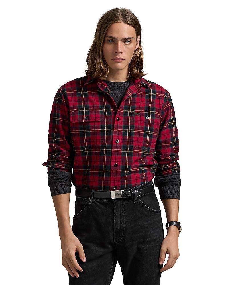 Mens Classic Plaid Oxford Shirt Product Image