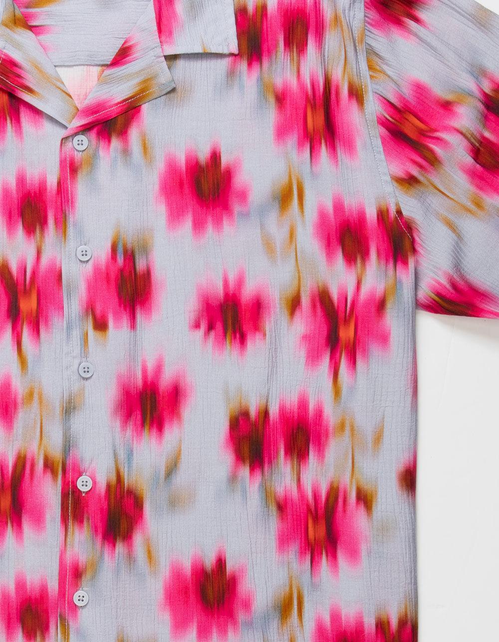 RSQ Mens Textured Floral Shirt Product Image