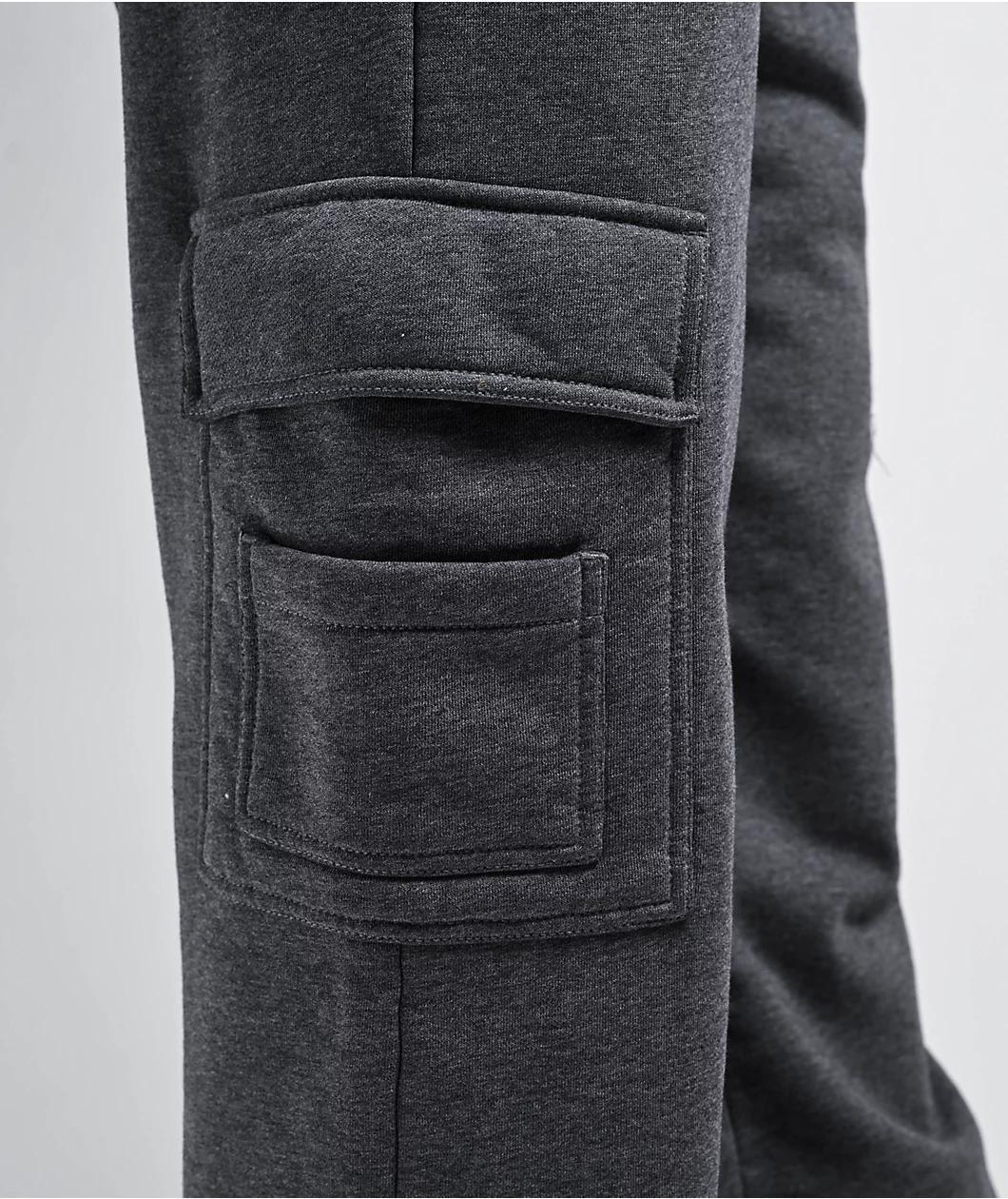 Ninth Hall Fundamentals Koa Heather Grey Cargo Relaxed Sweatpants Product Image