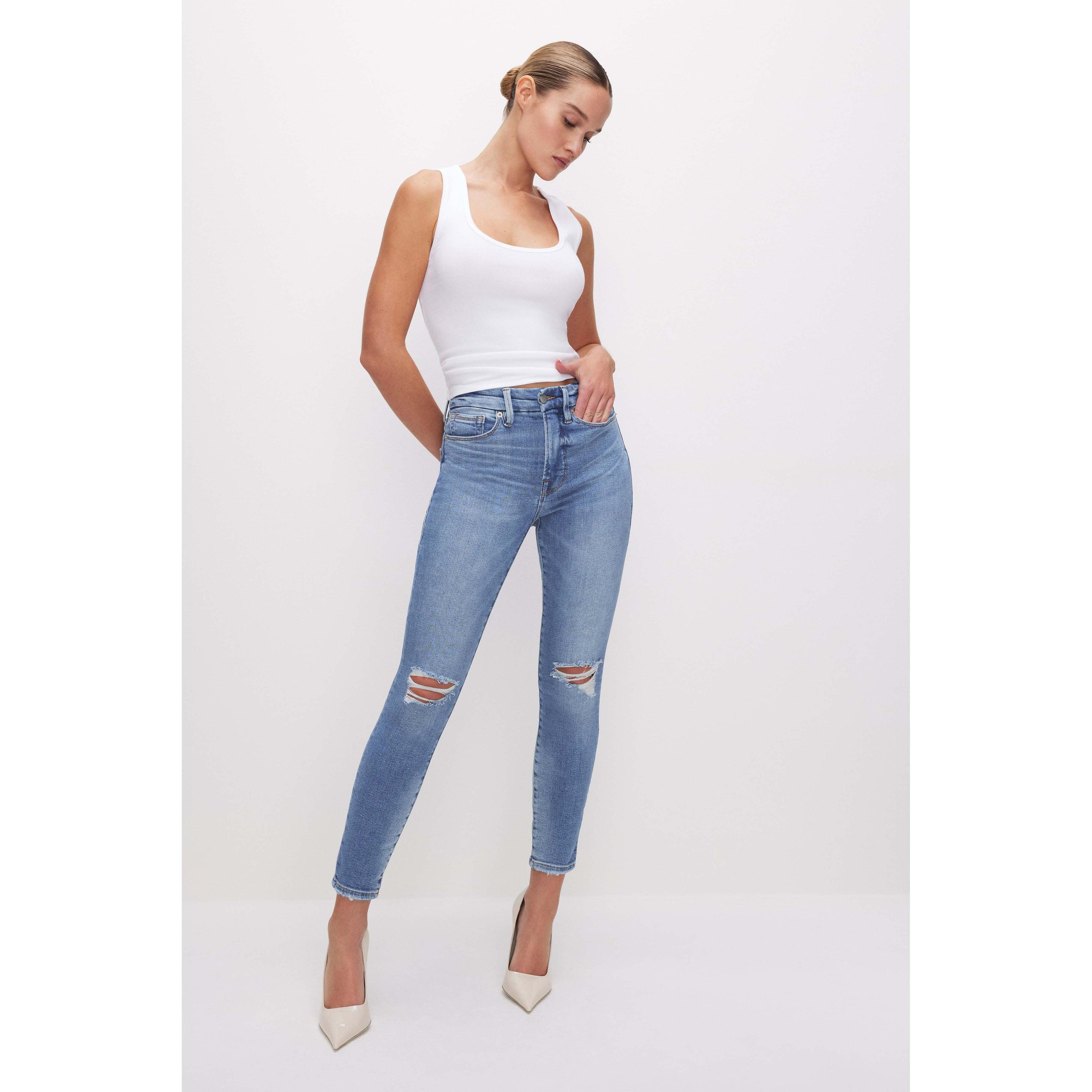 Womens Good Legs Skinny Crop Jeans Product Image