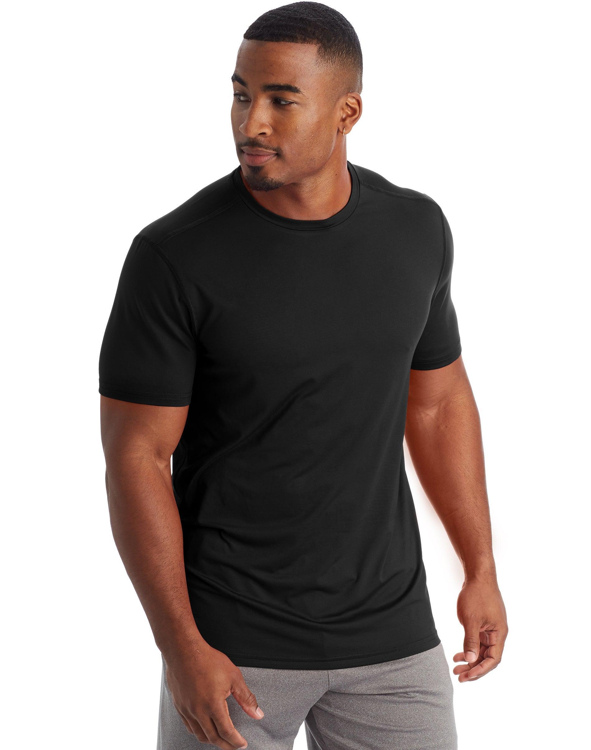 Mens Champion C9 Short Sleeve Tech Tee Ebony 2XL Product Image