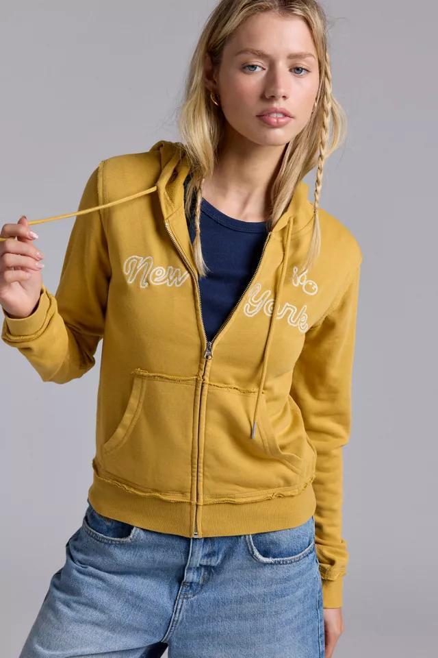 BDG Avril Bowling Embroidered Graphic Zip-Up Hoodie Sweatshirt Product Image