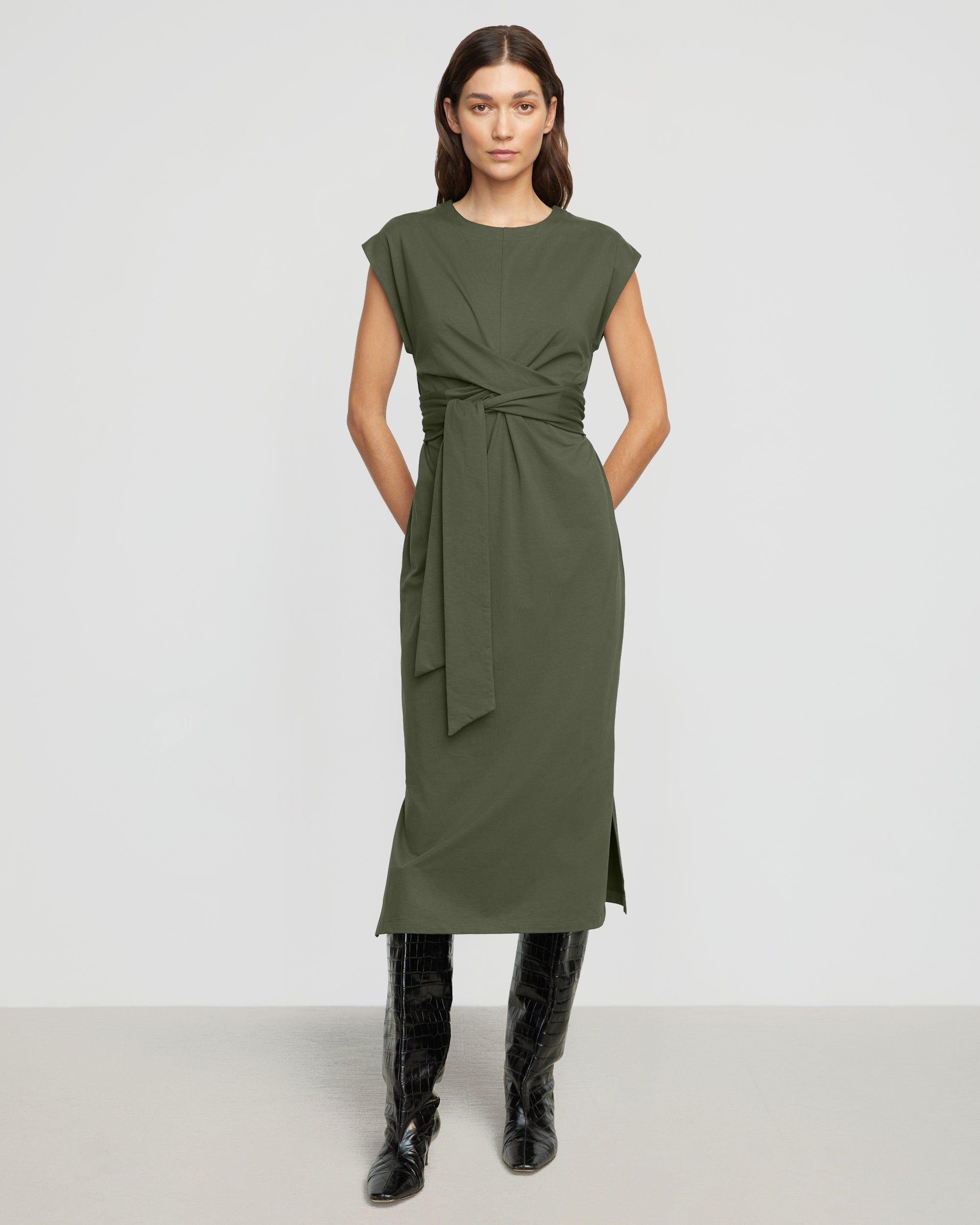 Fei Tie-Front Organic Cotton Dress Product Image