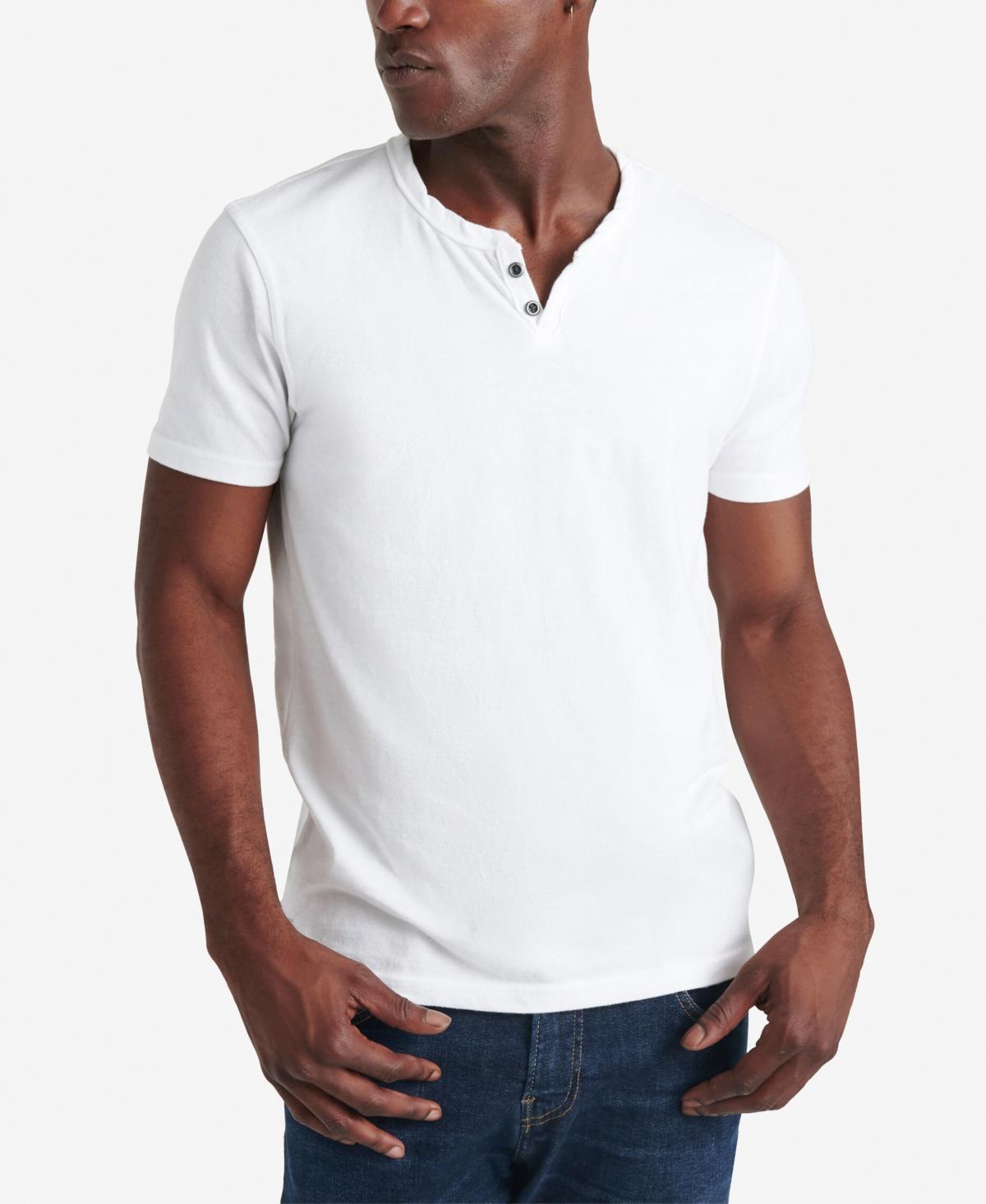 Lucky Brand Button Notch Neck T-Shirt Product Image