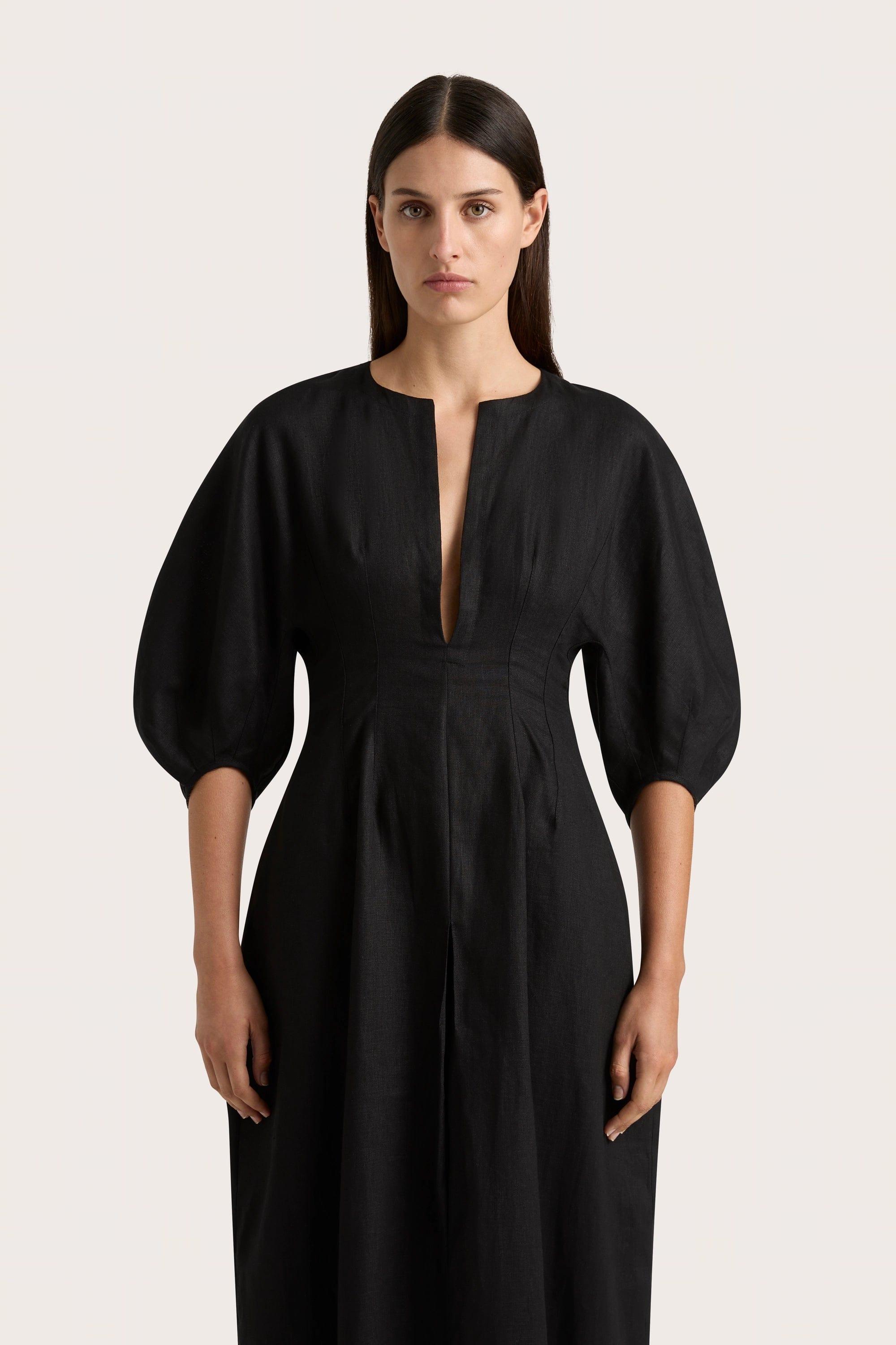 Soleil Maxi Dress Black Product Image