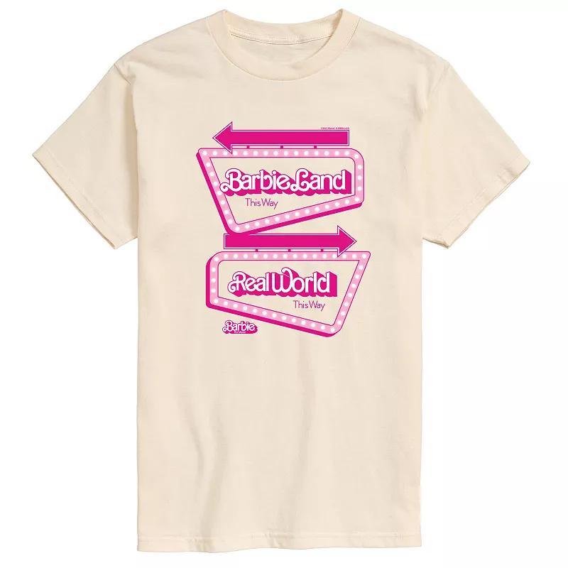 Big & Tall Barbie The Movie Barbieland Graphic Tee, Mens Product Image